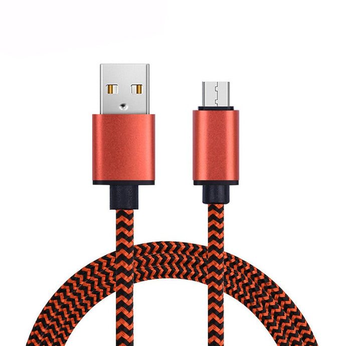 Micro USB Cable 1 M Ultra Durable Snake Pattern USB Charger Cables Mobile Phone