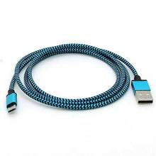 Load image into Gallery viewer, Micro USB Cable 1 M Ultra Durable Snake Pattern USB Charger Cables Mobile Phone