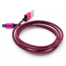Load image into Gallery viewer, Micro USB Cable 1 M Ultra Durable Snake Pattern USB Charger Cables Mobile Phone