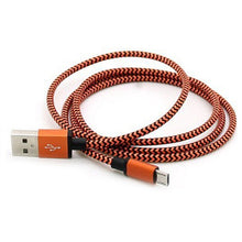 Load image into Gallery viewer, Micro USB Cable 1 M Ultra Durable Snake Pattern USB Charger Cables Mobile Phone