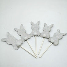 Load image into Gallery viewer, 5pcs Cute Happy Easter Rabbit Cake Toppers Cake Decorating Supplies For Easter Birthday